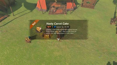 Carrot cake totk - Dark Cake. An unusual dark-clump cake with a unique flavor that may be impossible to fully describe. Recovers at least 2. Gloom Resistance. To prepare Dark Cake, add Dark Clump, Cane Sugar, Goat Butter, and Tabantha Wheat in a Cooking Pot.